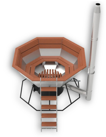 Спачан банный чан нержавеющая сталь 1500мм